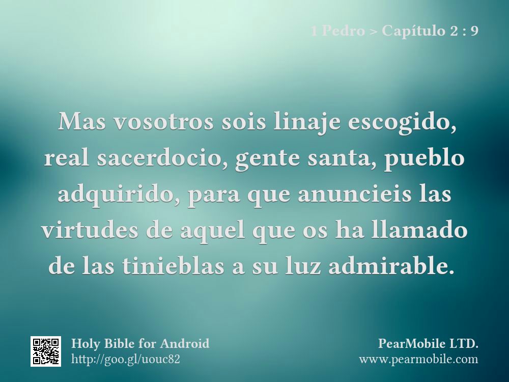 1 Pedro, Capítulo 2:9